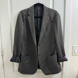 Uniqlo Jersey Checkered Blazer [M]